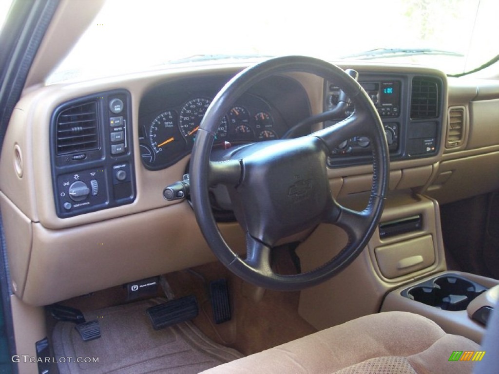 2000 Silverado 1500 LS Extended Cab 4x4 - Meadow Green Metallic / Medium Oak photo #45