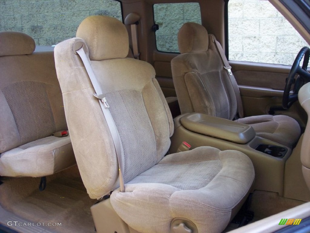 2000 Silverado 1500 LS Extended Cab 4x4 - Meadow Green Metallic / Medium Oak photo #50