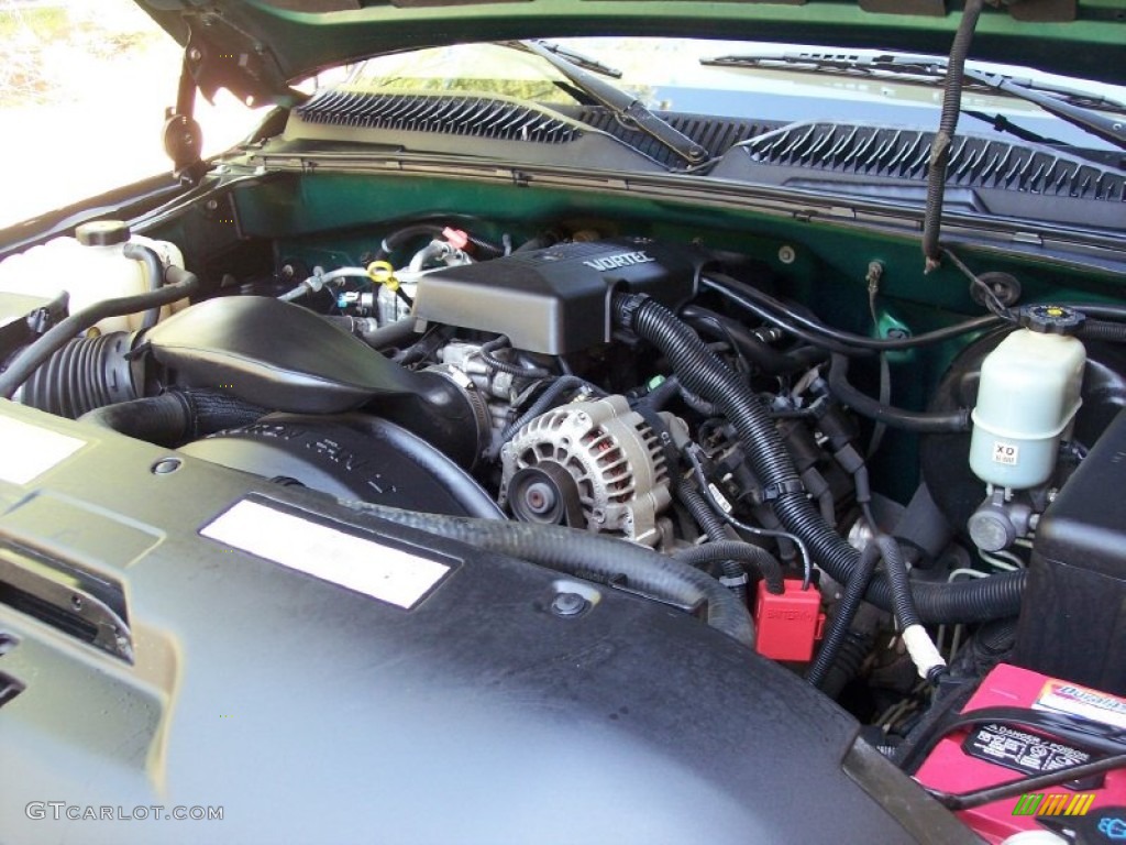 2000 Silverado 1500 LS Extended Cab 4x4 - Meadow Green Metallic / Medium Oak photo #65