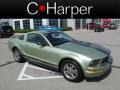 2005 Legend Lime Metallic Ford Mustang V6 Premium Coupe  photo #1