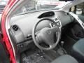 2007 Absolutely Red Toyota Yaris 3 Door Liftback  photo #3