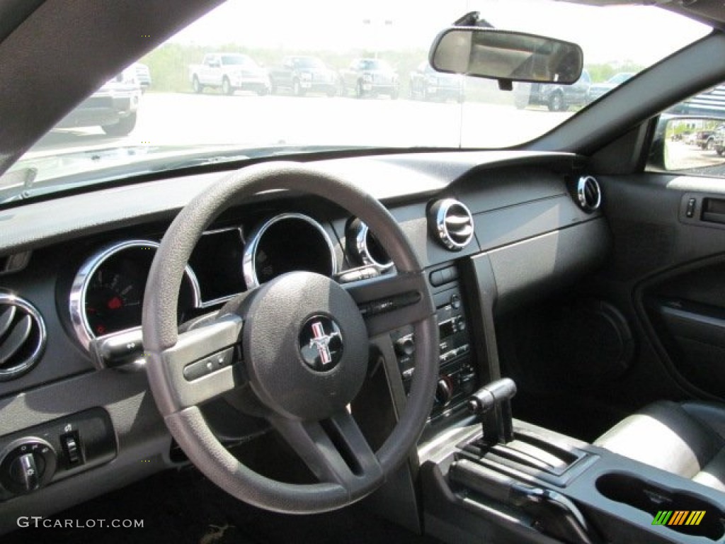 2005 Mustang V6 Premium Coupe - Legend Lime Metallic / Dark Charcoal photo #12