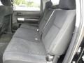 2009 Toyota Tundra Black Interior Rear Seat Photo