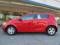 2012 Victory Red Chevrolet Sonic LT Hatch  photo #4