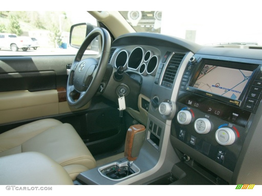 2010 Tundra Limited CrewMax 4x4 - Sandy Beach Metallic / Sand Beige photo #11