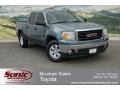 Stealth Gray Metallic 2008 GMC Sierra 1500 SLT Crew Cab 4x4