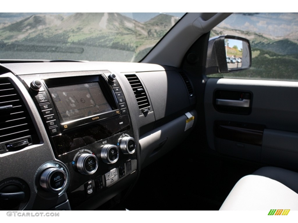 2012 Sequoia Platinum 4WD - Blizzard White Pearl / Graphite Gray photo #5