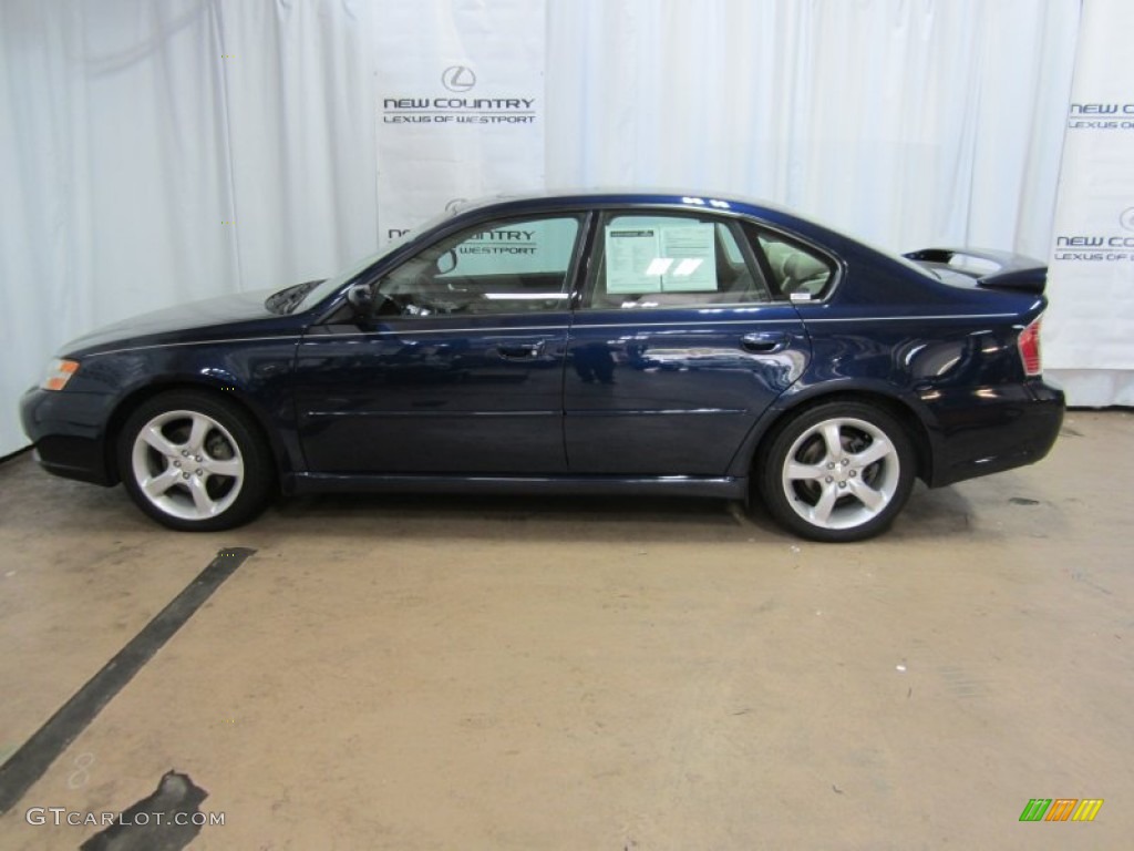 2006 Legacy 2.5i Limited Sedan - Regal Blue Pearl / Taupe photo #6