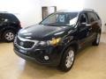 2011 Ebony Black Kia Sorento EX V6 AWD  photo #3