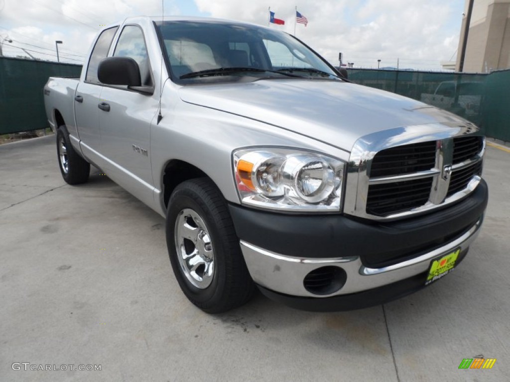 Bright Silver Metallic Dodge Ram 1500