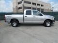 2008 Bright Silver Metallic Dodge Ram 1500 SXT Quad Cab  photo #2