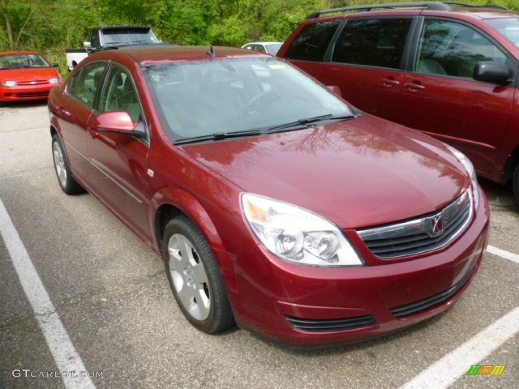 2008 Aura XE 3.5 - Red Jewel / Black photo #1