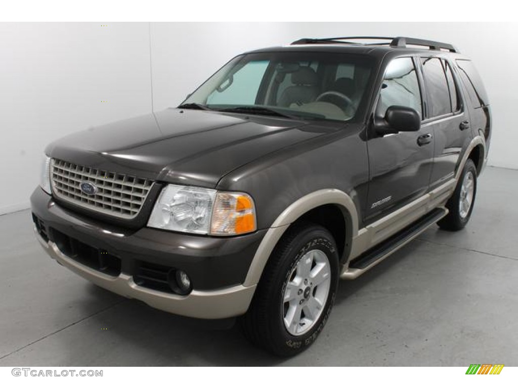 2005 Explorer Eddie Bauer 4x4 - Dark Stone Metallic / Midnight Grey photo #1