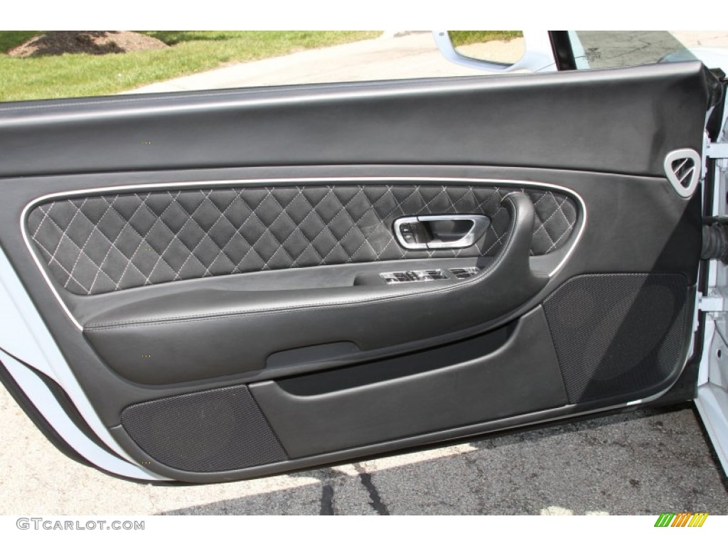 2010 Bentley Continental GT Supersports Beluga Door Panel Photo #64596375