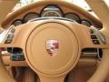 Luxor Beige 2012 Porsche Panamera Turbo Steering Wheel