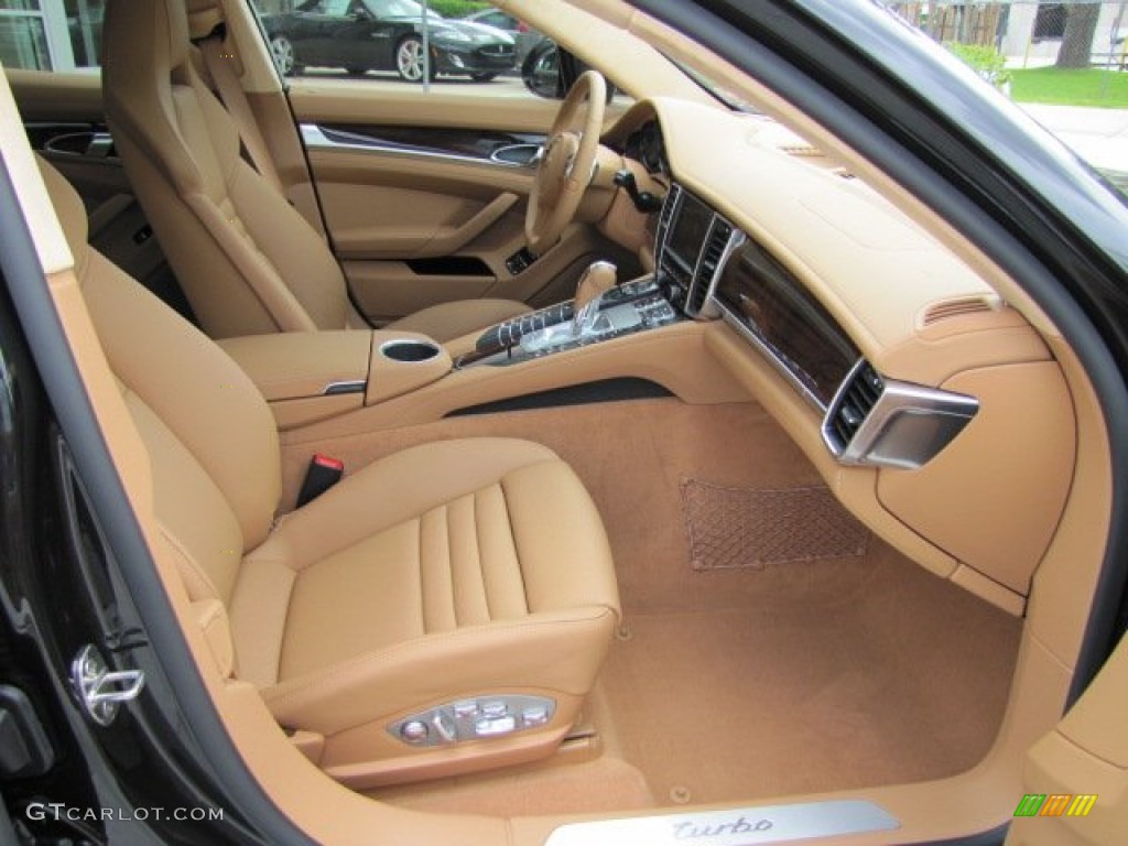 Luxor Beige Interior 2012 Porsche Panamera Turbo Photo #64597347