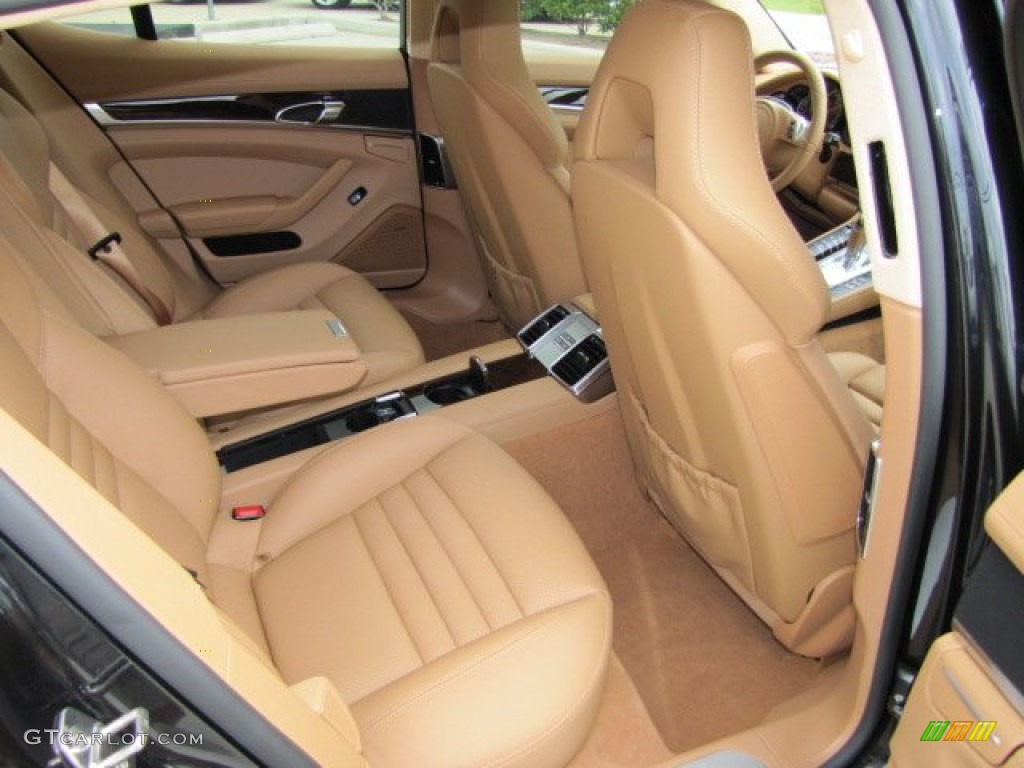 Luxor Beige Interior 2012 Porsche Panamera Turbo Photo #64597362