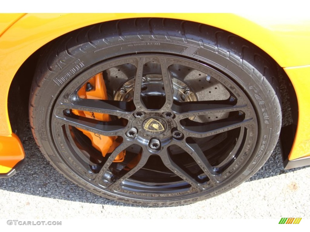 2010 Murcielago LP670-4 SV - Arancio Atlas (Orange Pearl) / Nero Perseus photo #12