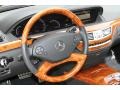 Black 2011 Mercedes-Benz S 65 AMG Sedan Steering Wheel
