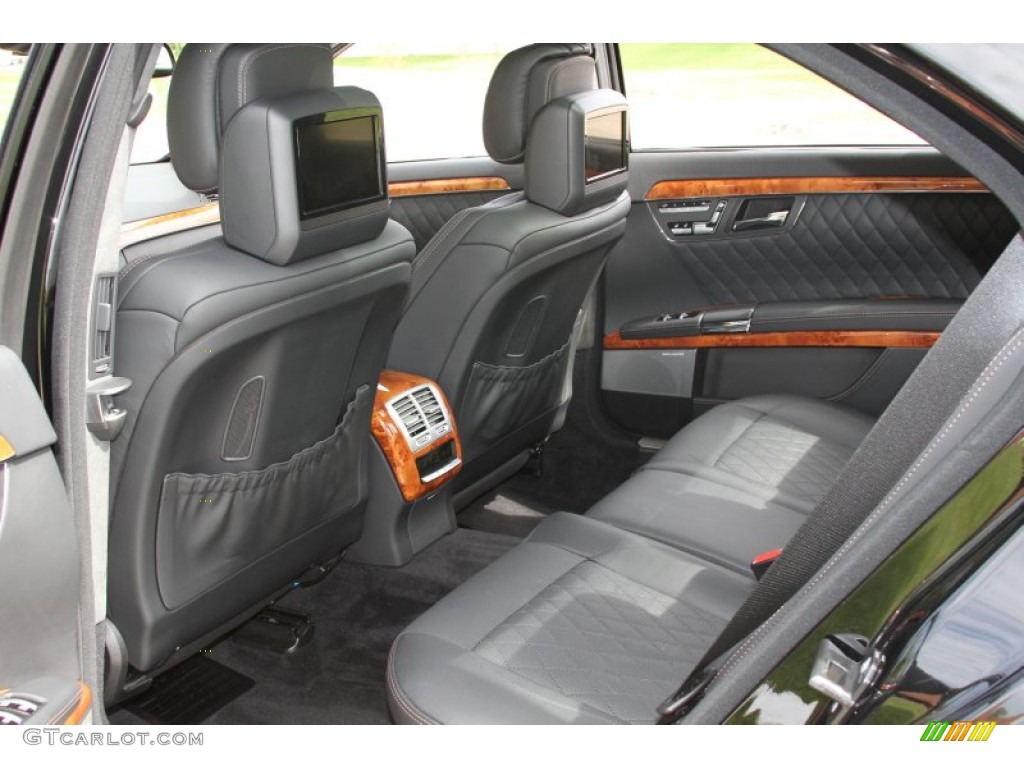 Black Interior 2011 Mercedes-Benz S 65 AMG Sedan Photo #64597959