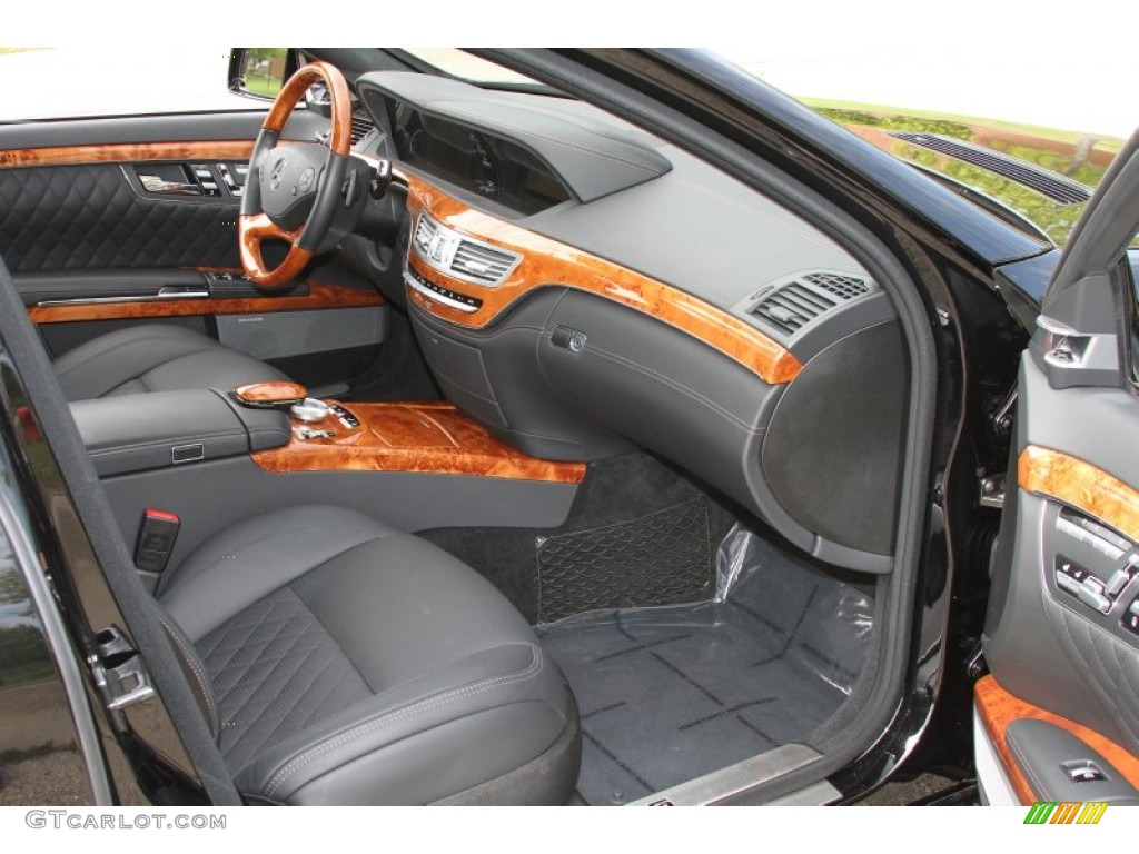 Black Interior 2011 Mercedes-Benz S 65 AMG Sedan Photo #64598025