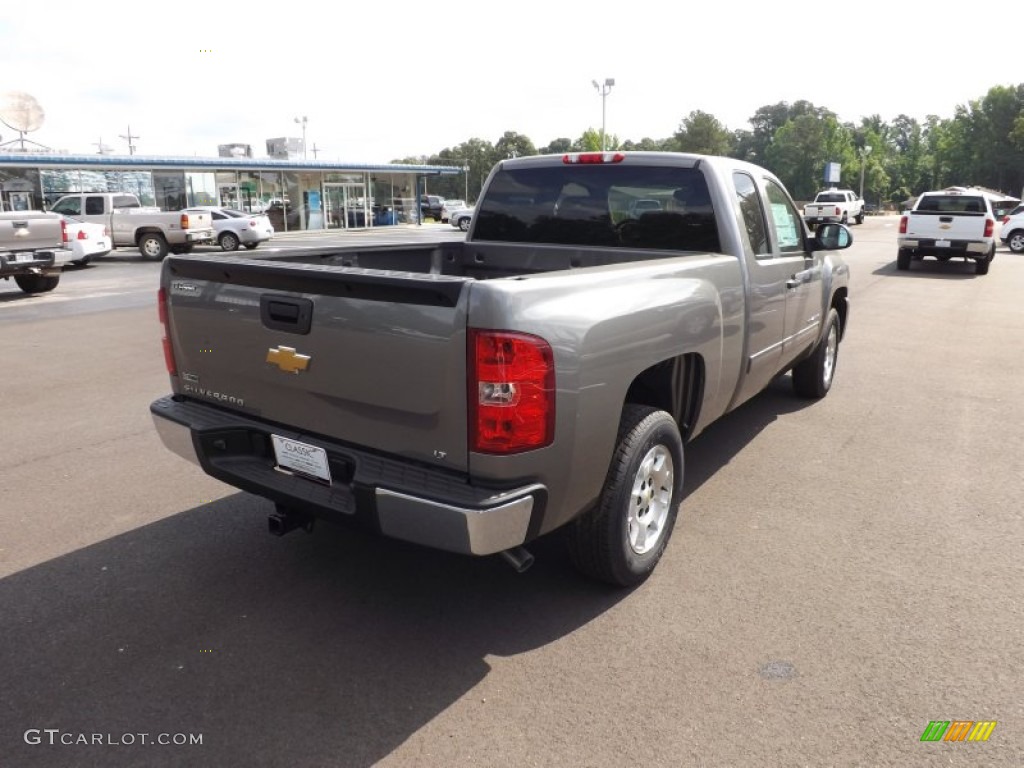 2012 Silverado 1500 LT Extended Cab - Graystone Metallic / Light Titanium/Dark Titanium photo #5