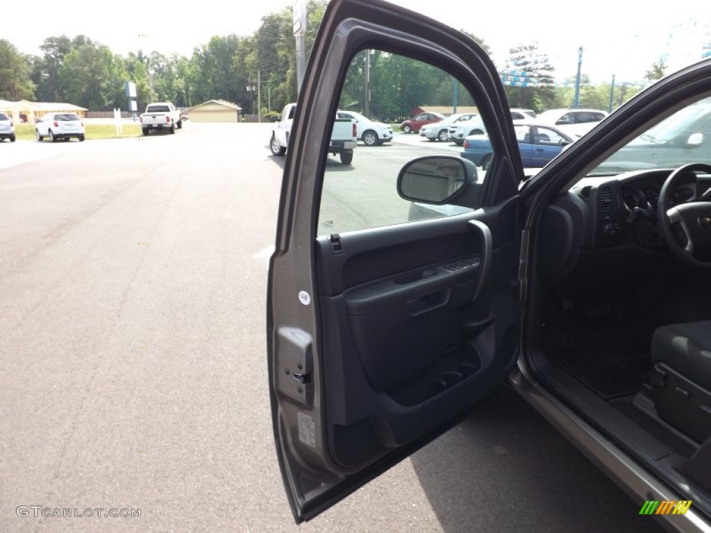 2012 Silverado 1500 LT Extended Cab - Graystone Metallic / Light Titanium/Dark Titanium photo #15