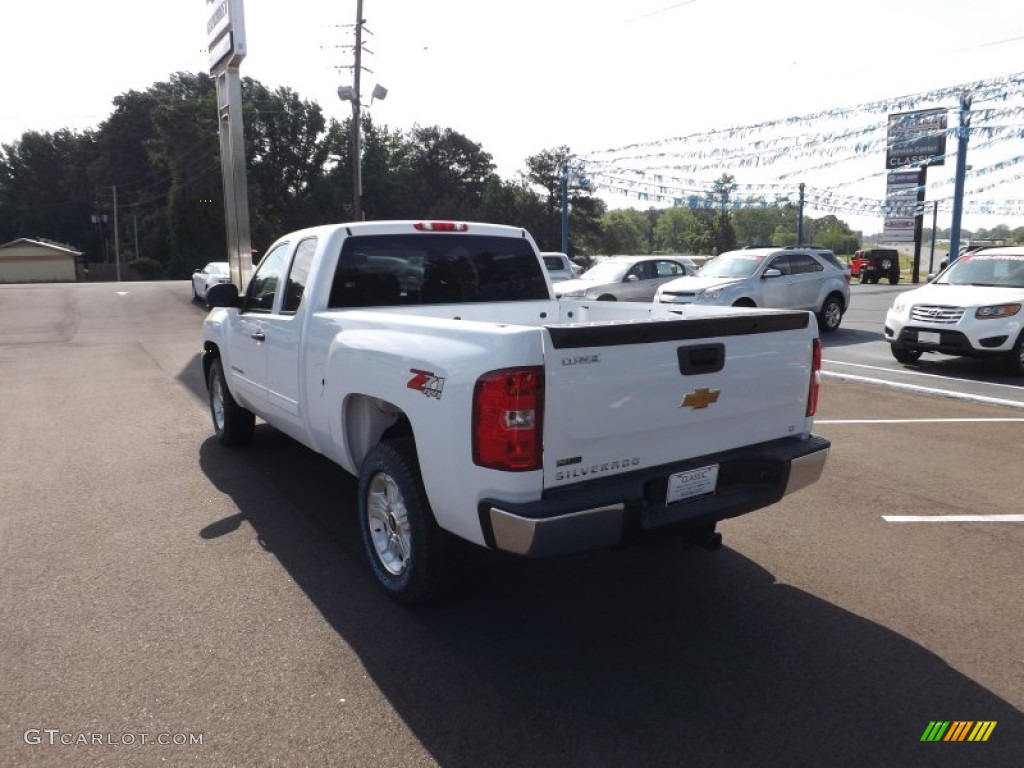 2012 Silverado 1500 LT Extended Cab 4x4 - Summit White / Ebony photo #3