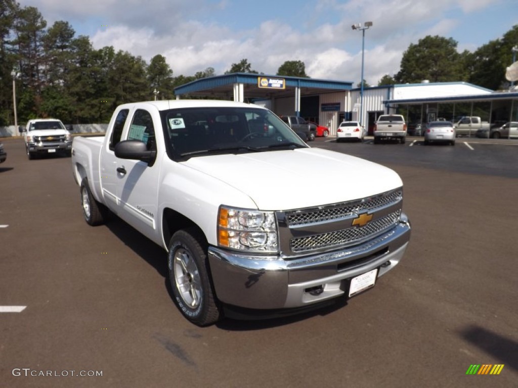 2012 Silverado 1500 LT Extended Cab 4x4 - Summit White / Ebony photo #7