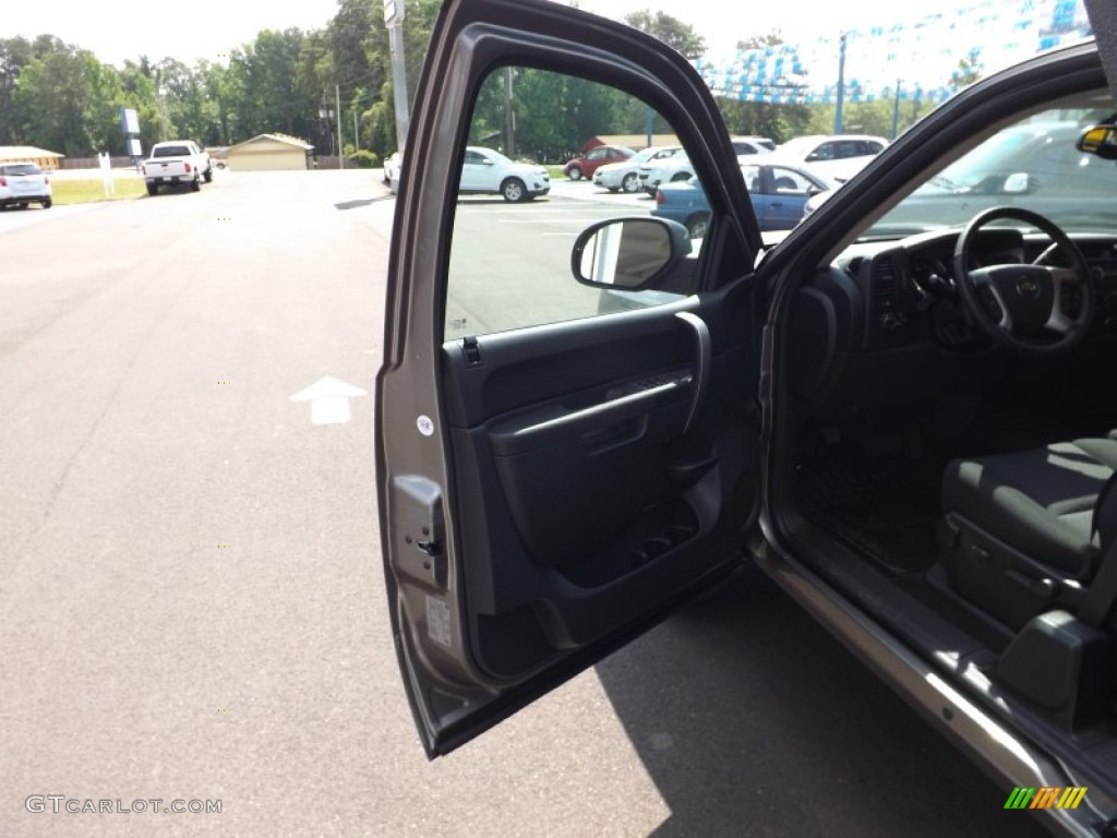 2012 Silverado 1500 LT Extended Cab 4x4 - Graystone Metallic / Ebony photo #16