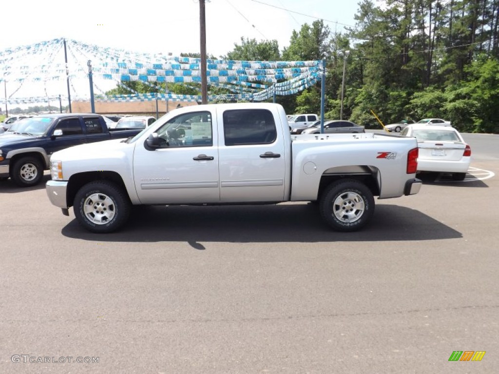 2012 Silverado 1500 LT Crew Cab 4x4 - Silver Ice Metallic / Ebony photo #2