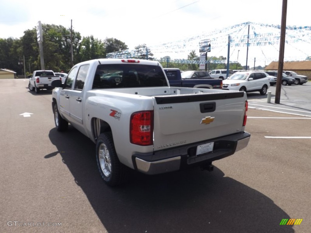 2012 Silverado 1500 LT Crew Cab 4x4 - Silver Ice Metallic / Ebony photo #3