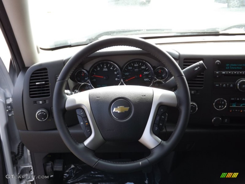 2012 Silverado 1500 LT Crew Cab 4x4 - Silver Ice Metallic / Ebony photo #10