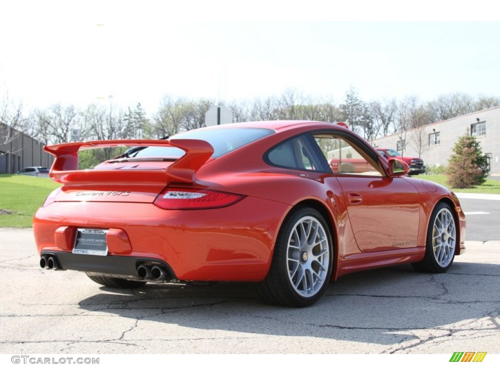 2012 911 Carrera 4 GTS Coupe - Paint to Sample Orange Metallic / Sand Beige photo #5