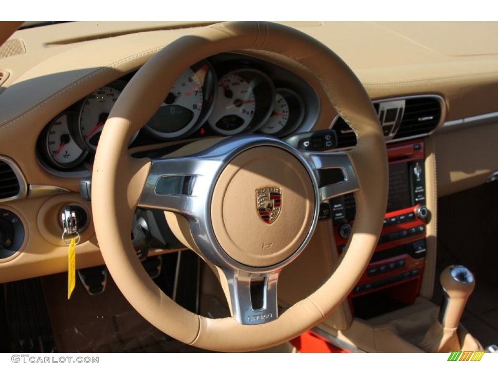 2012 911 Carrera 4 GTS Coupe - Paint to Sample Orange Metallic / Sand Beige photo #14