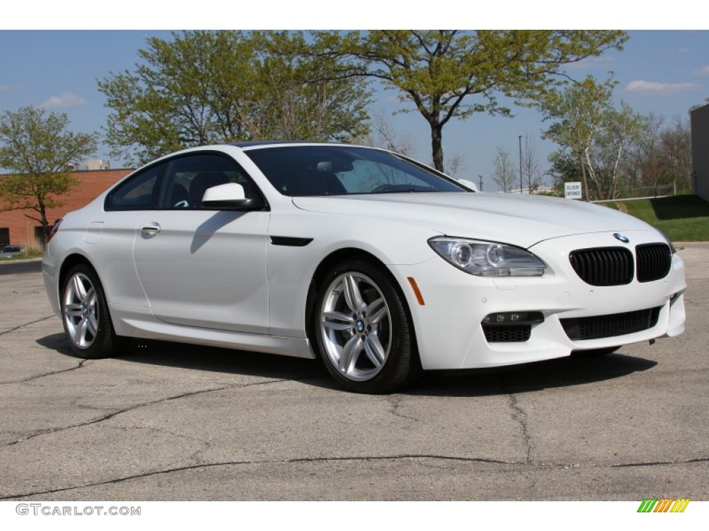 2012 6 Series 650i Coupe - Alpine White / Vermillion Red Nappa Leather photo #7