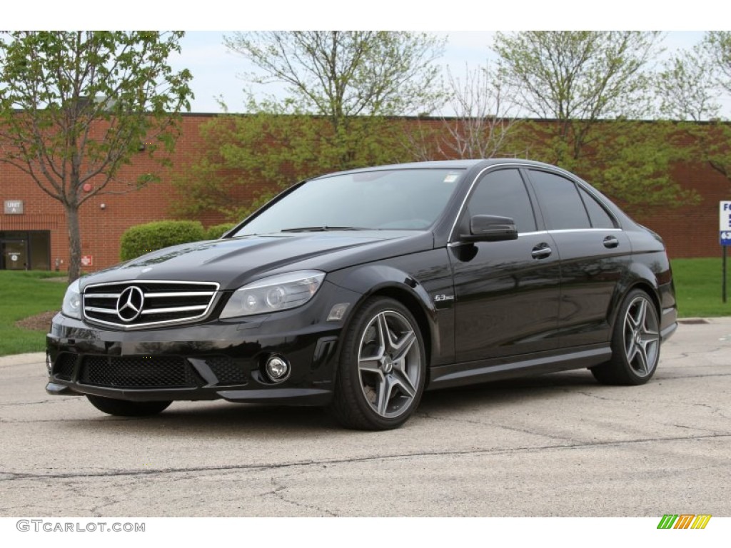 2010 C 63 AMG - Black / Black photo #1