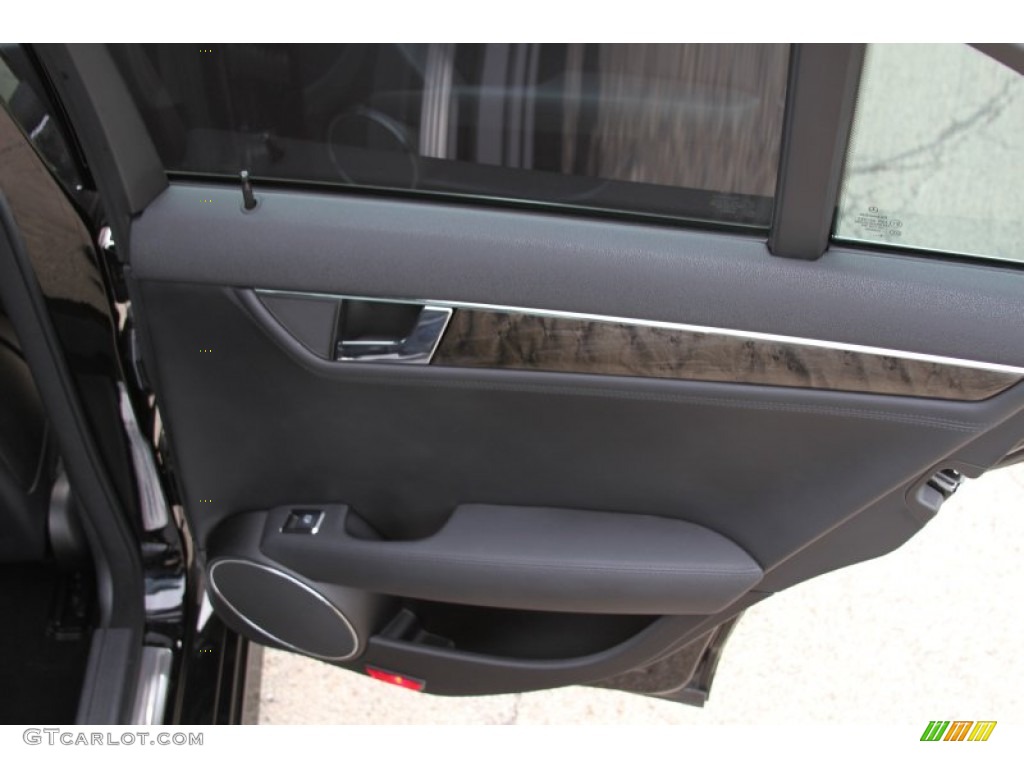 2010 Mercedes-Benz C 63 AMG Black Door Panel Photo #64599670