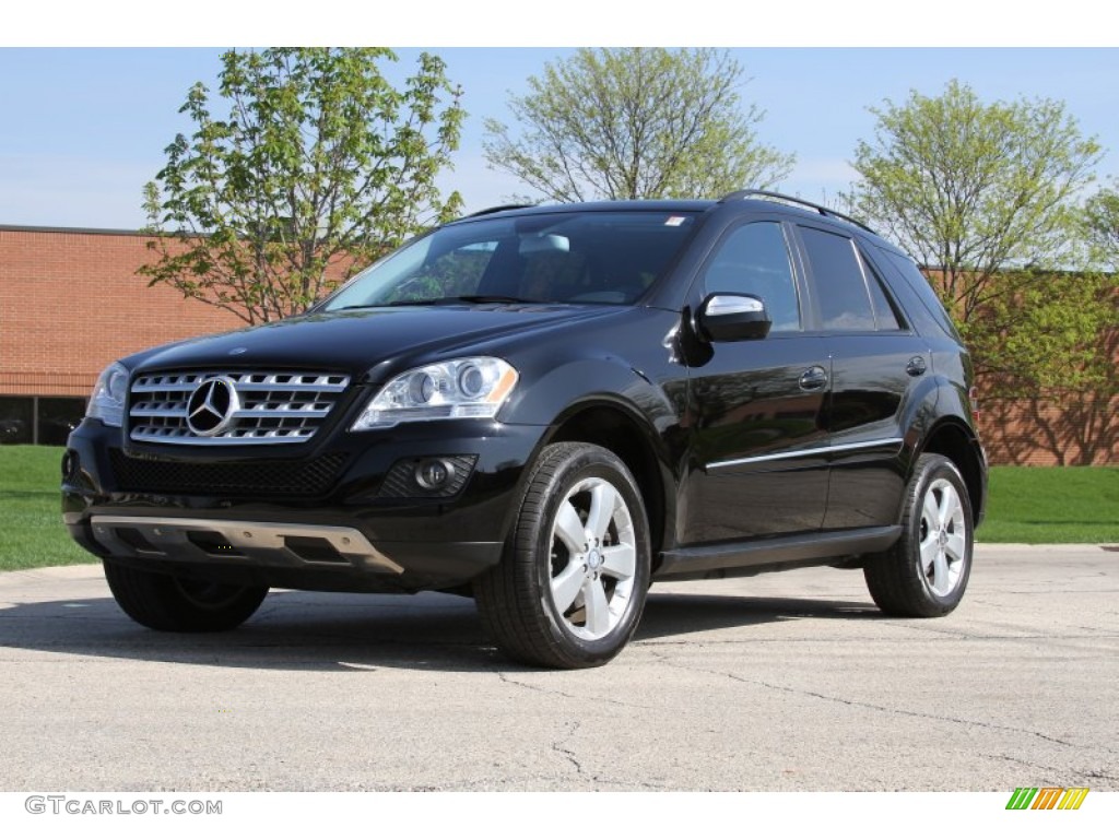 Black 2009 Mercedes-Benz ML 350 4Matic Exterior Photo #64600263