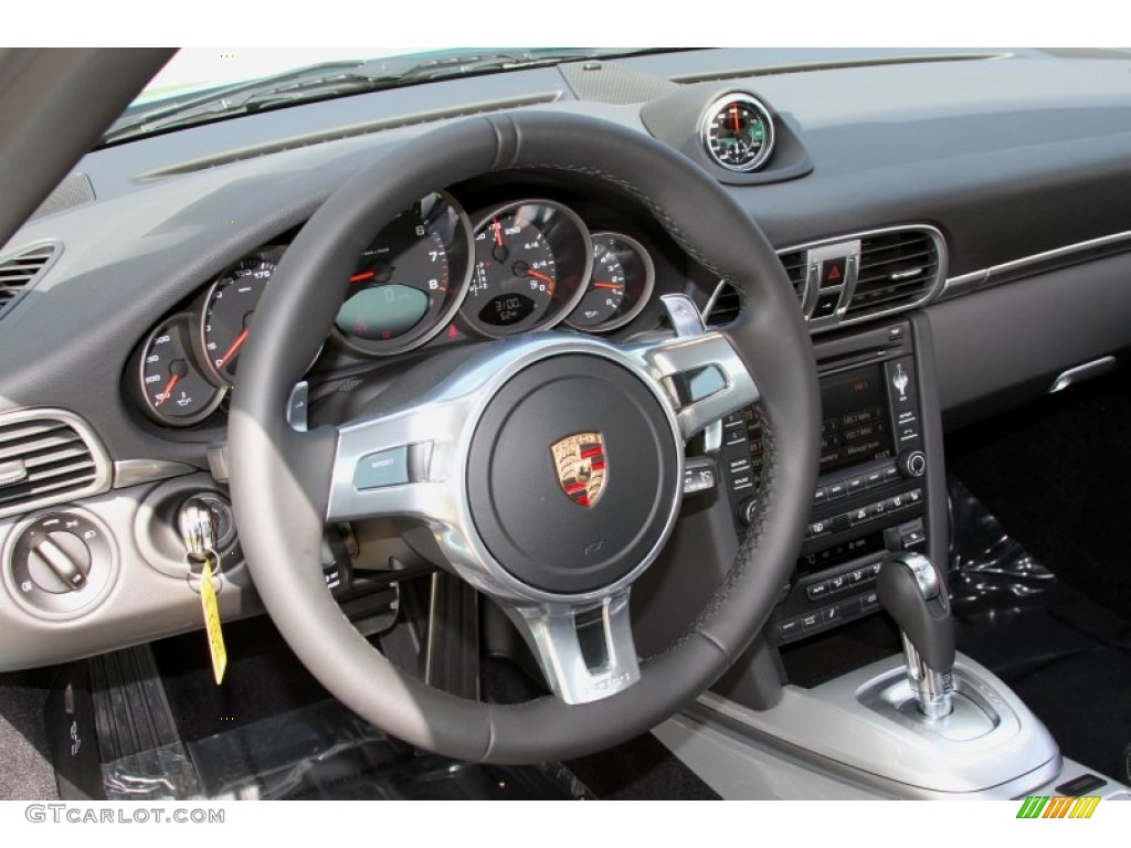 2012 Porsche 911 Carrera 4 GTS Coupe Black Dashboard Photo #64600581