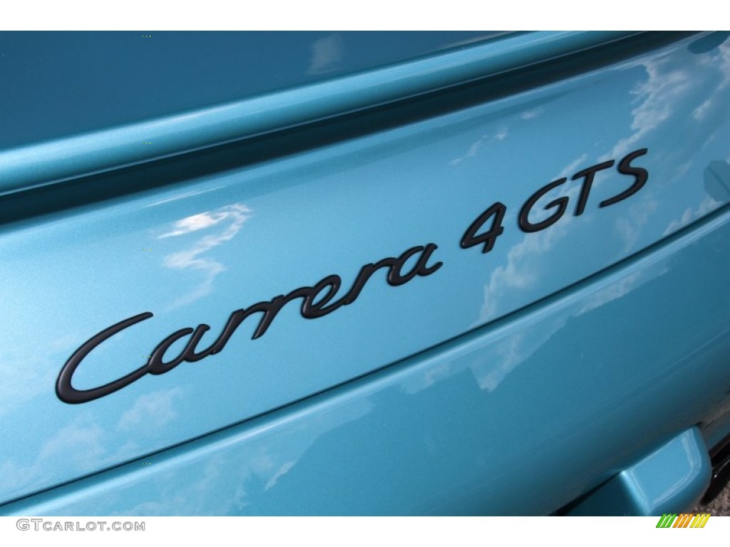 2012 911 Carrera 4 GTS Coupe - Ipanema Blue Metallic / Black photo #42