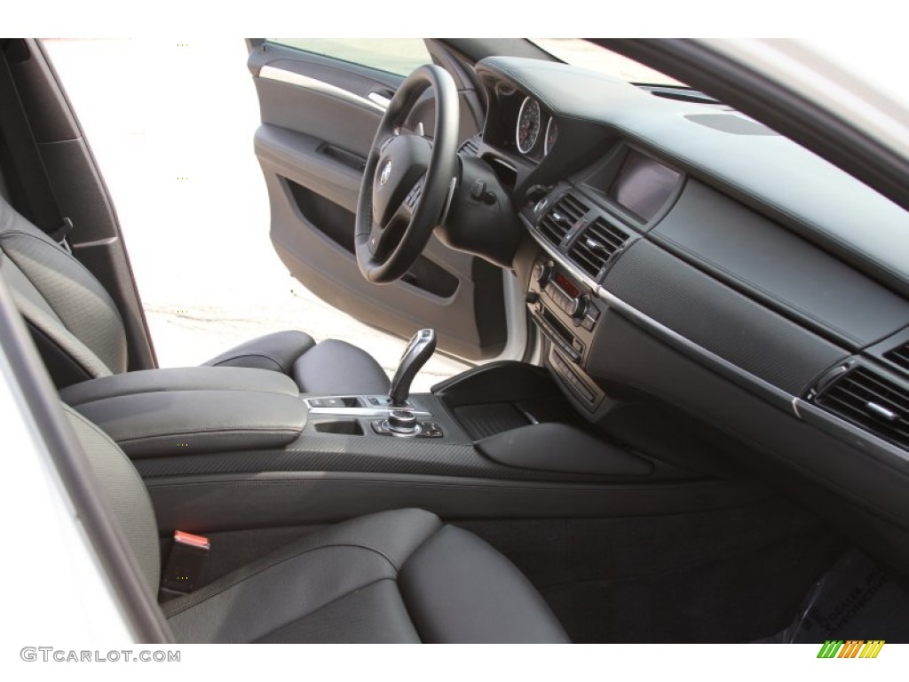 2011 BMW X6 M M xDrive Black Merino Leather Dashboard Photo #64600866