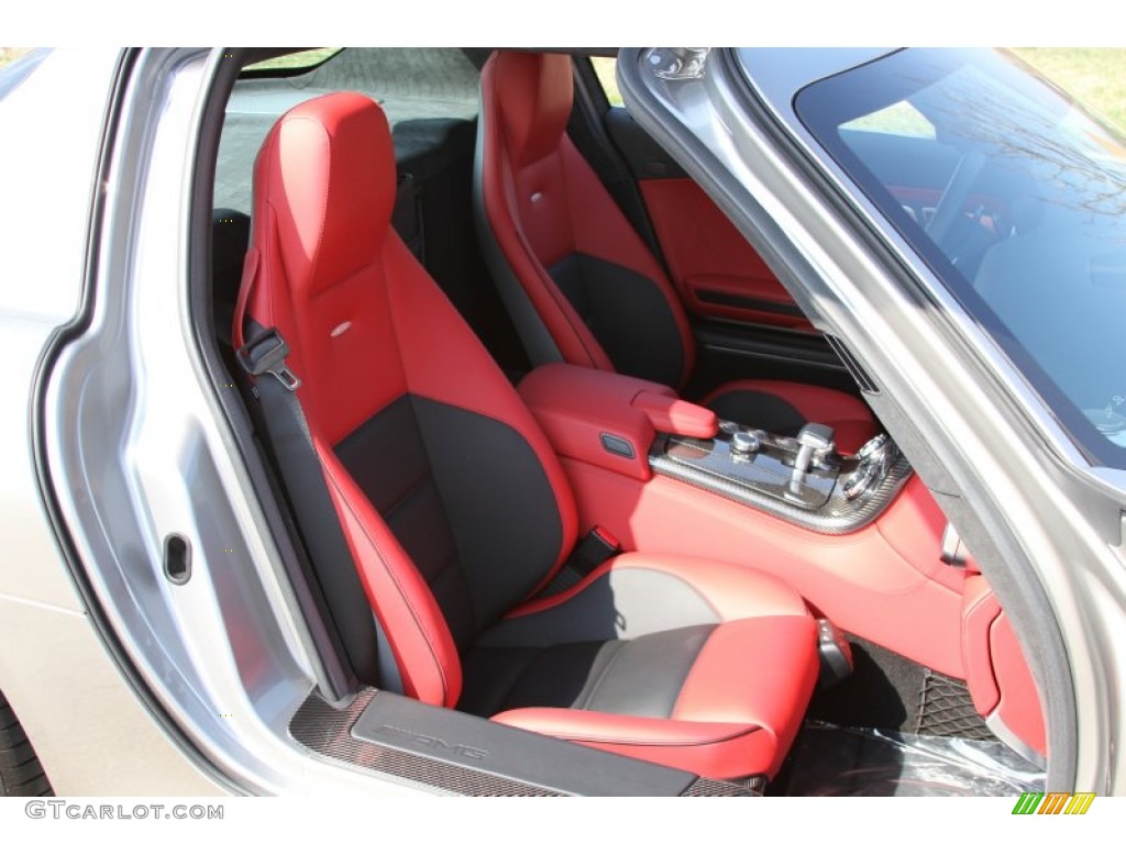 designo Classic Red and Black Two-Tone Interior 2011 Mercedes-Benz SLS AMG Photo #64601044