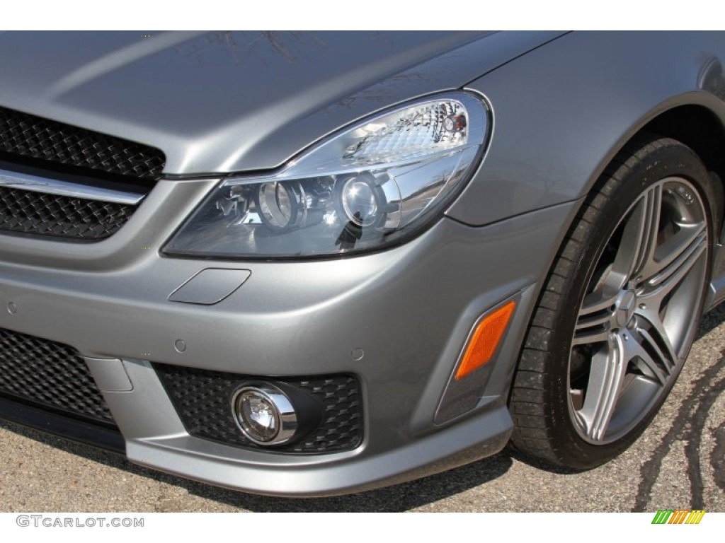 2011 SL 63 AMG Roadster - Palladium Silver Metallic / Stone photo #35