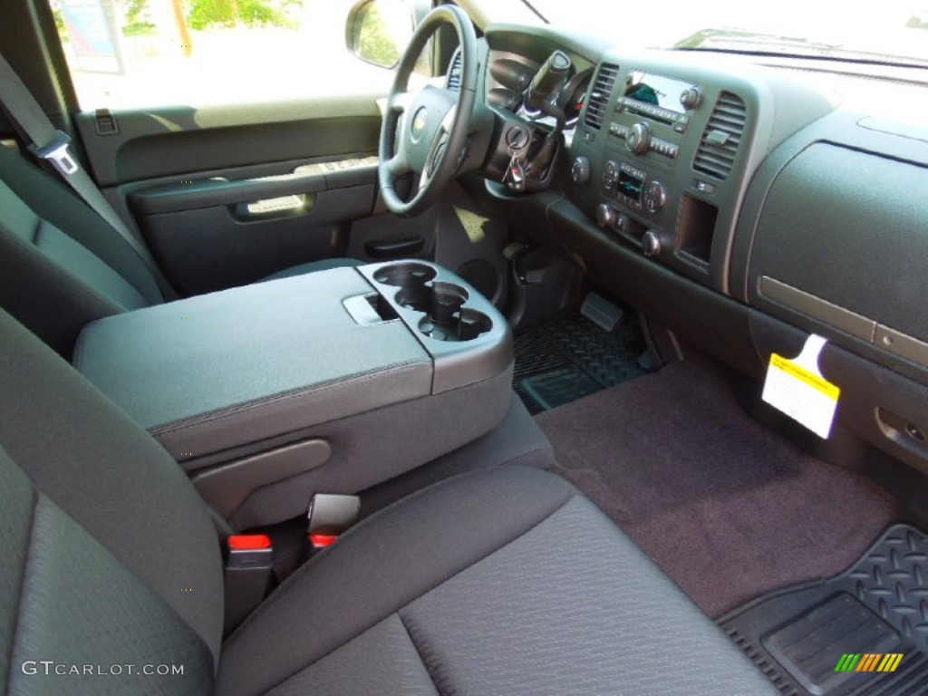 2012 Silverado 1500 LT Extended Cab 4x4 - Blue Granite Metallic / Ebony photo #22