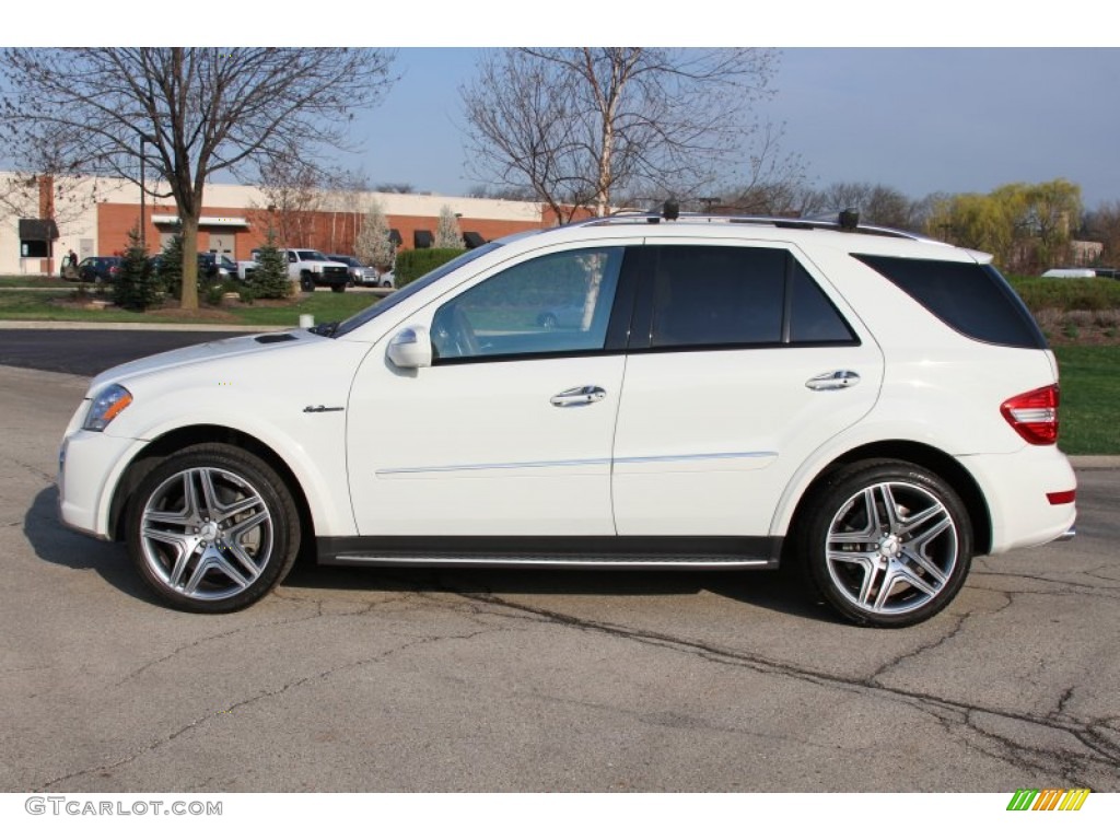 Arctic White 2010 Mercedes-Benz ML 63 AMG 4Matic Exterior Photo #64602873