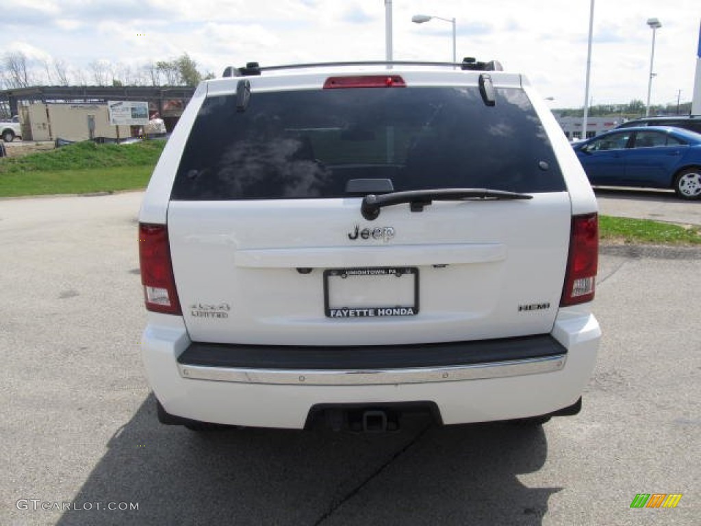 2008 Grand Cherokee Limited 4x4 - Stone White / Dark Khaki/Light Graystone photo #3