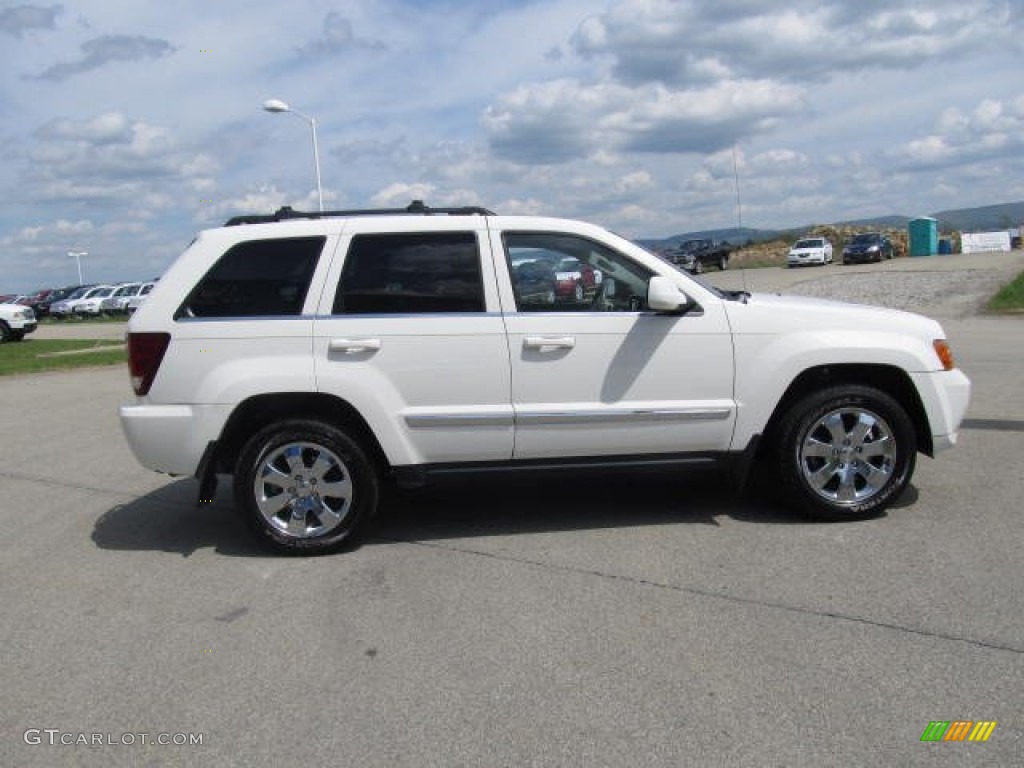 2008 Grand Cherokee Limited 4x4 - Stone White / Dark Khaki/Light Graystone photo #4