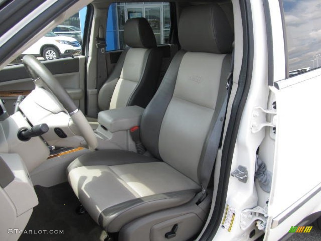 2008 Grand Cherokee Limited 4x4 - Stone White / Dark Khaki/Light Graystone photo #7