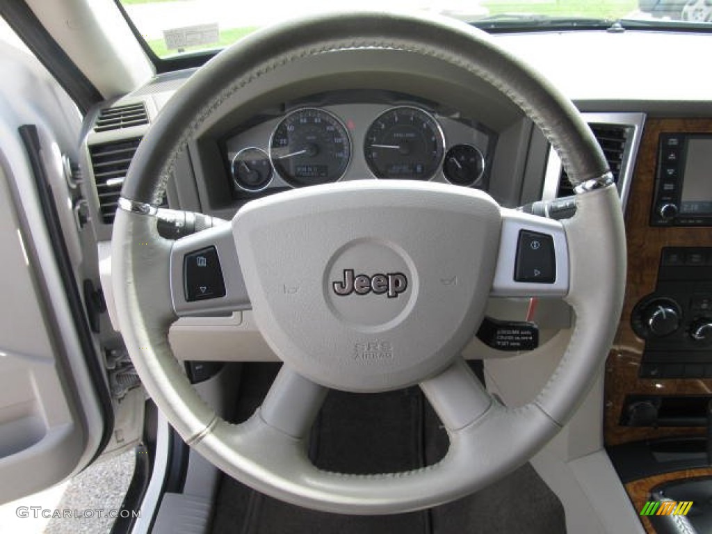 2008 Grand Cherokee Limited 4x4 - Stone White / Dark Khaki/Light Graystone photo #11